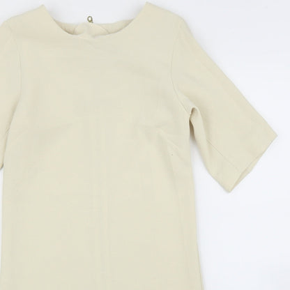Topshop Womens Ivory   Shift  Size 6