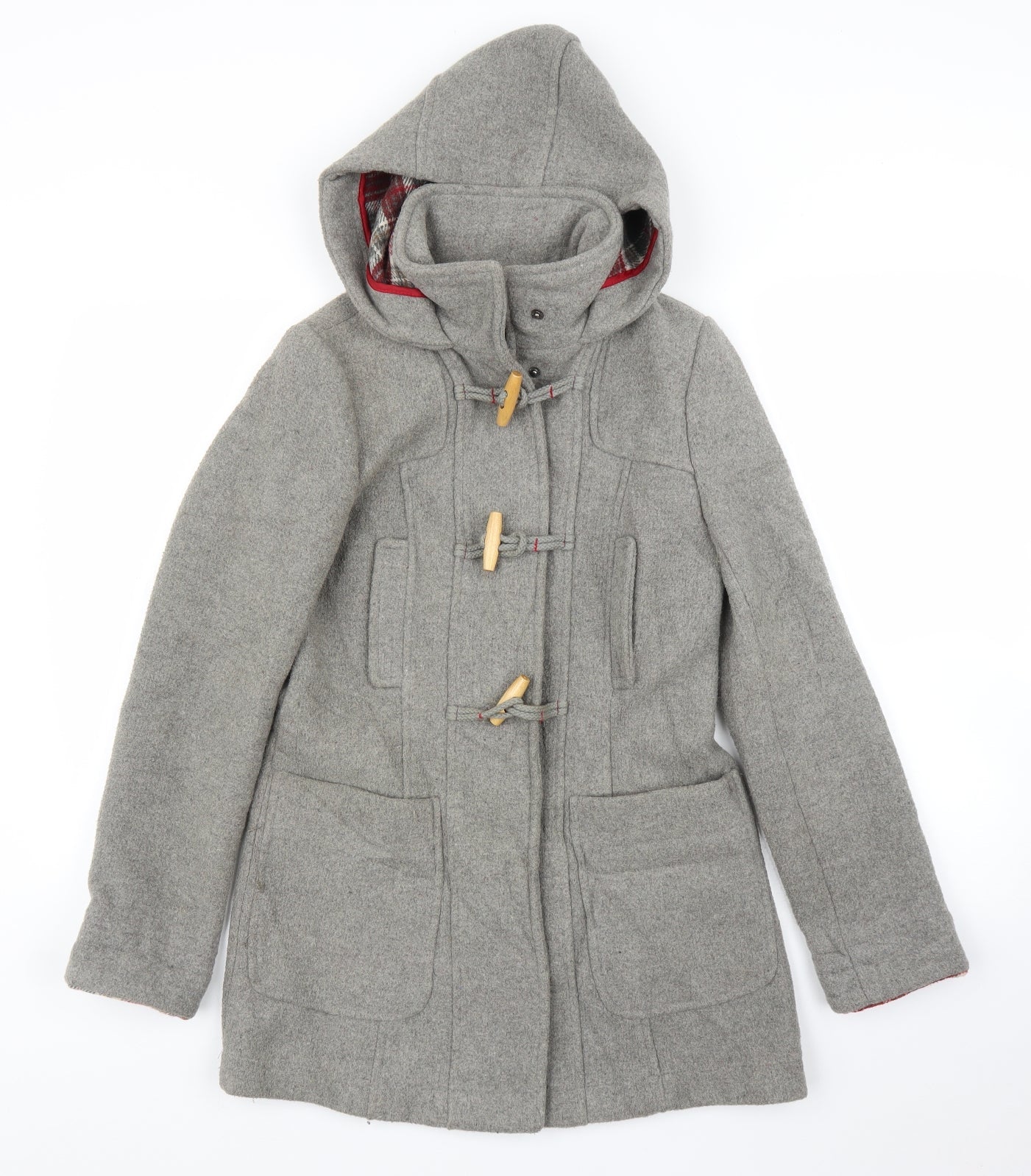 Primark Womens Grey   Overcoat Coat Size 6