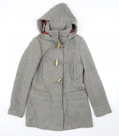 Primark Womens Grey   Overcoat Coat Size 6
