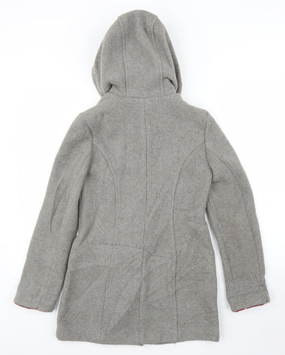 Primark Womens Grey   Overcoat Coat Size 6