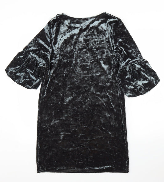 Dorothy Perkins Womens Green  Velvet Shift  Size 10