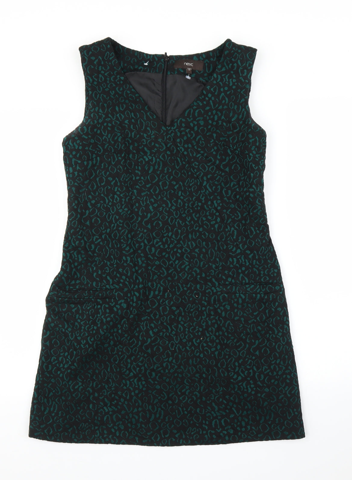 NEXT Womens Green   A-Line  Size 10  - Leopard print