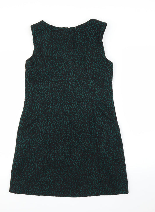 NEXT Womens Green   A-Line  Size 10  - Leopard print