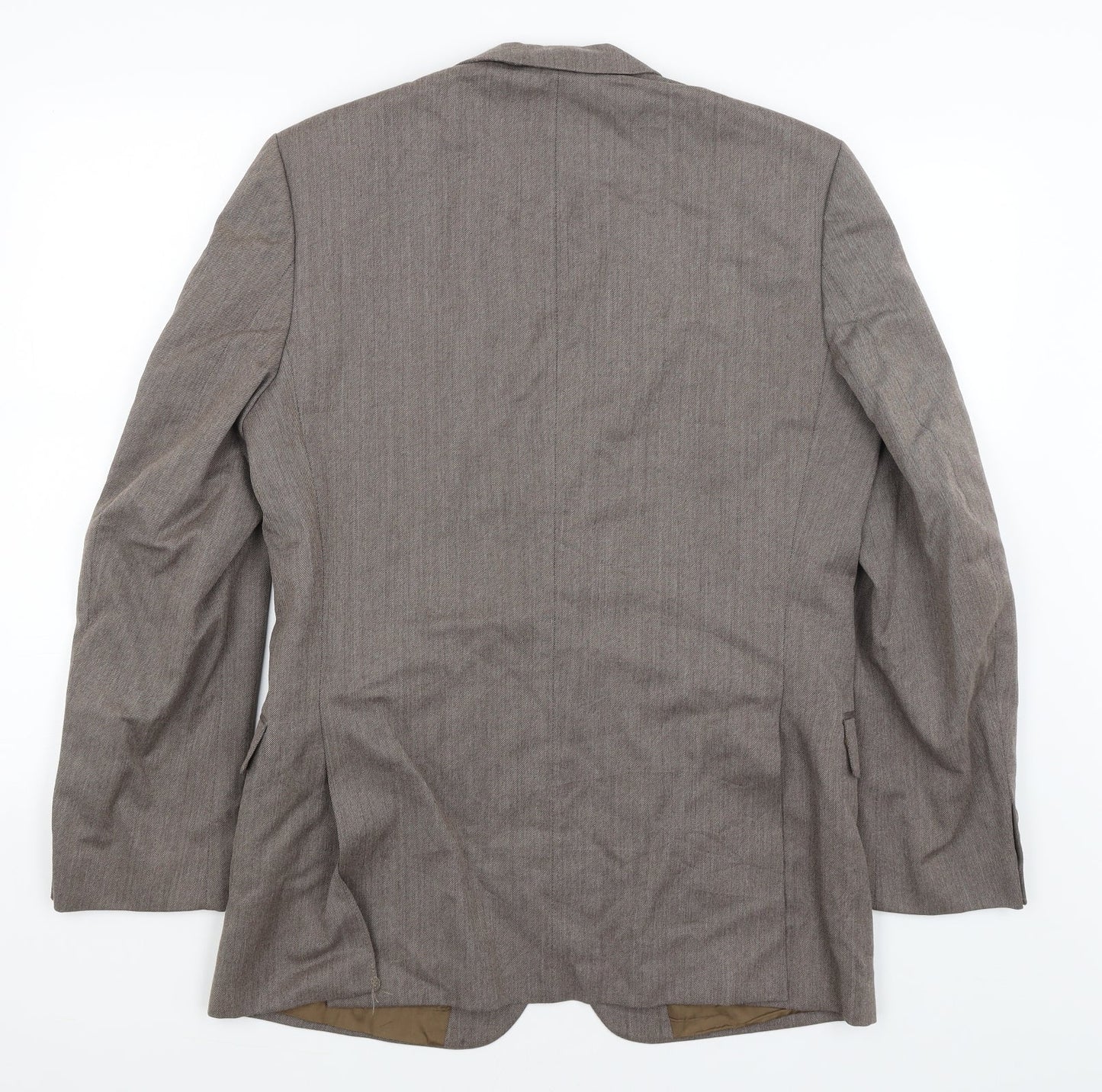 Mens UK Size M St Michael Regular Brown Suit Jacket
