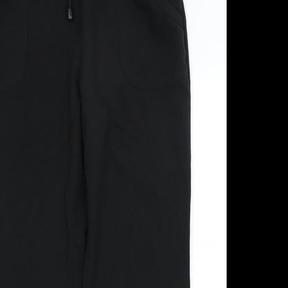 Womens UK Size 14 Dimensions Regular Fit Dress Pants Black Trousers