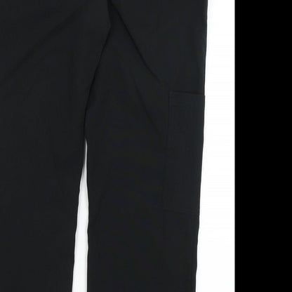 Womens UK Size 14 Dimensions Regular Fit Dress Pants Black Trousers
