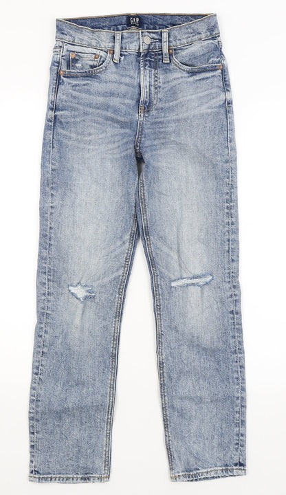 Gap Womens Blue   Straight Jeans Size 24 in L27 in