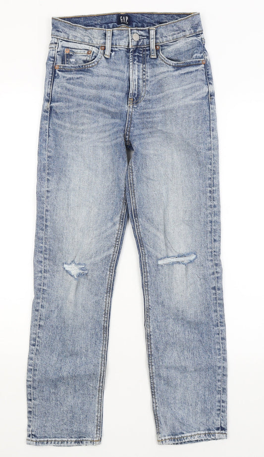 Gap Womens Blue   Straight Jeans Size 24 in L27 in