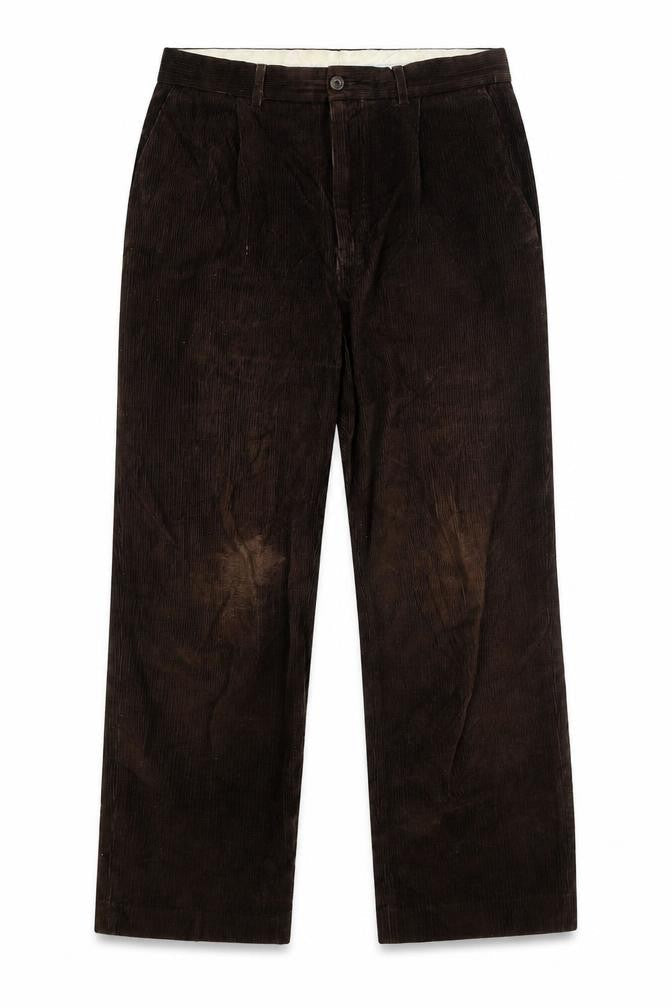 Maine New England Mens Brown Trousers Size 32 in L26 in