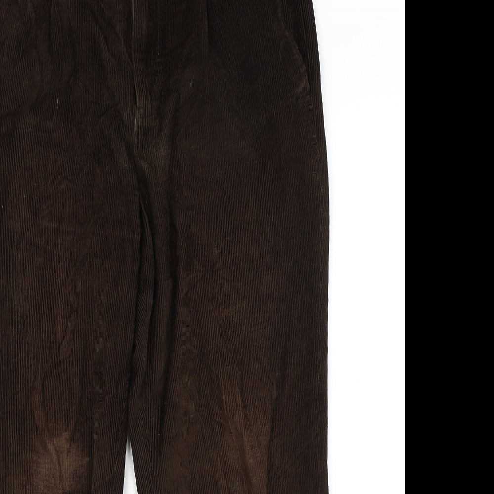 Maine Mens Brown   Trousers  Size 32 in L26 in