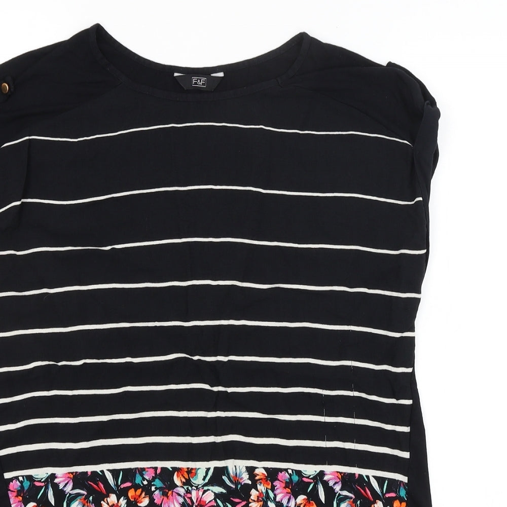 F&F Womens Blue   Basic T-Shirt Size 10