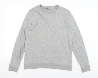 Divided Mens Grey   Pullover Jumper Size L