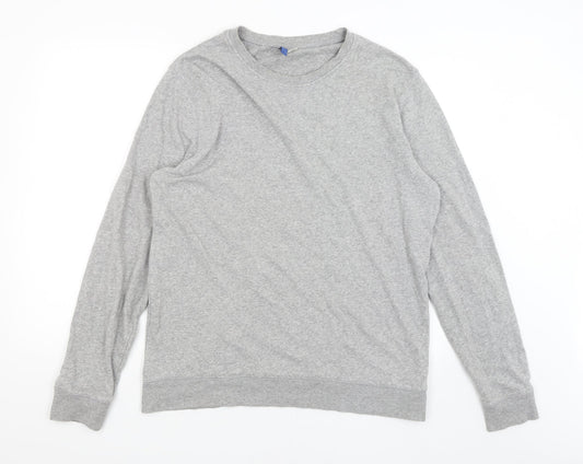 Divided Mens Grey   Pullover Jumper Size L