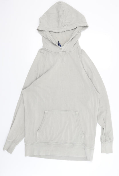Mens UK Size S Divided Grey Pullover Hoodie