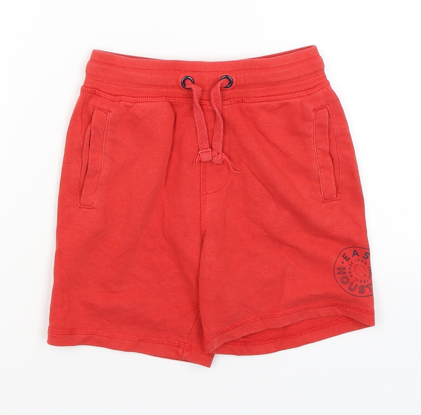 George Boys Red   Sweat Shorts Size 6-7 Years