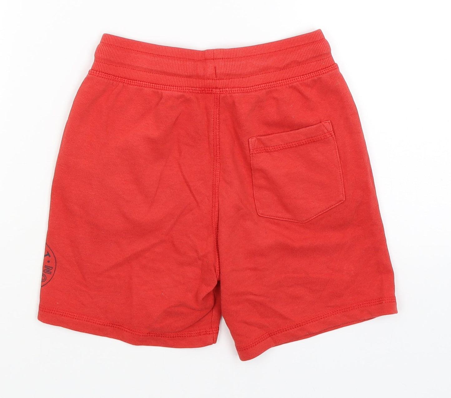 George Boys Red   Sweat Shorts Size 6-7 Years