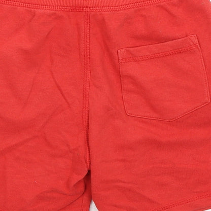 George Boys Red   Sweat Shorts Size 6-7 Years