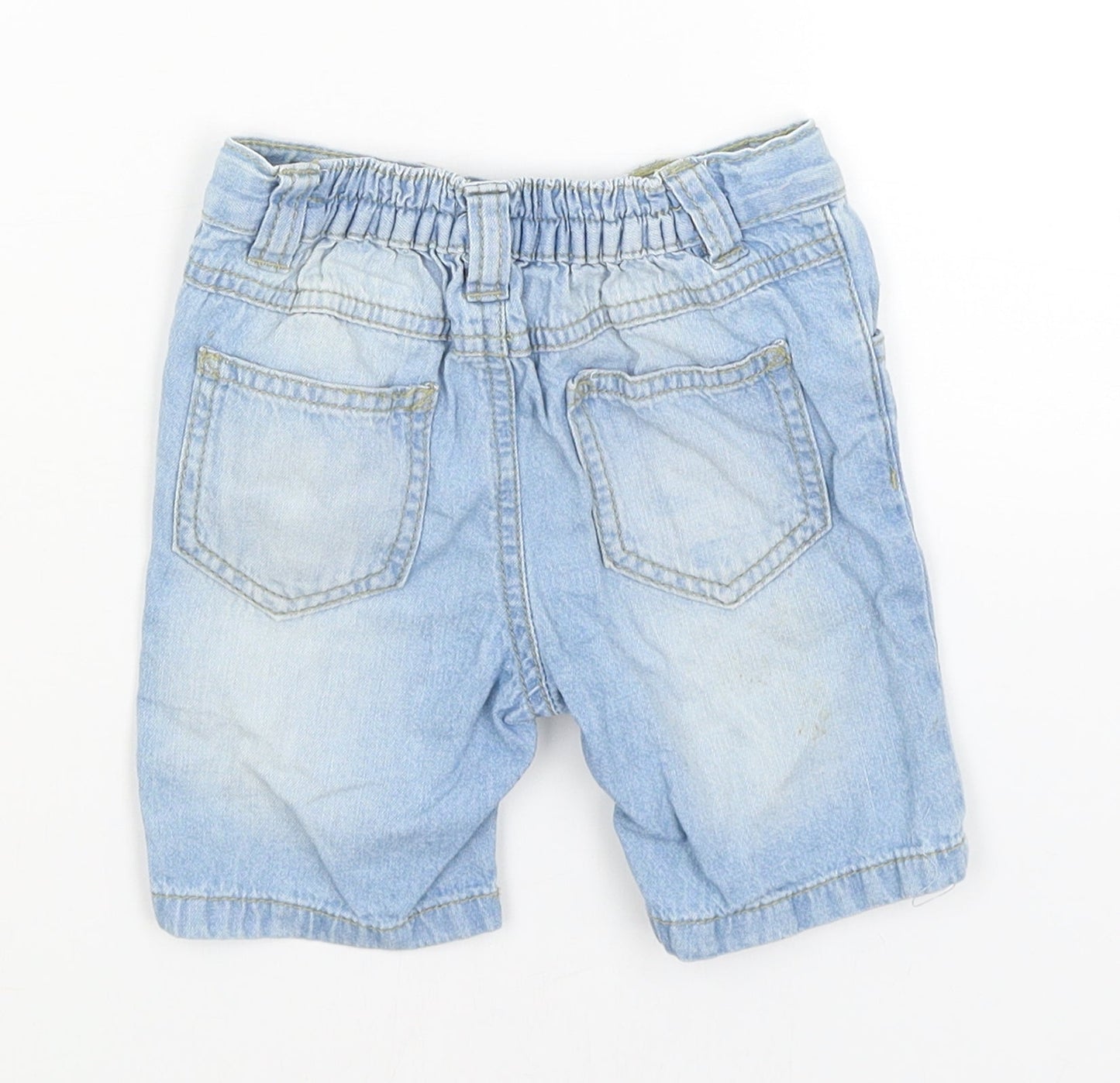 Little Rebel Baby Blue   Cropped Jeans Size 12-18 Months
