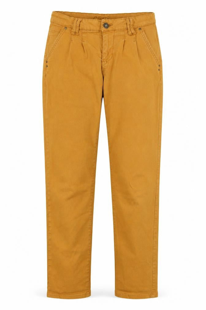 Womens UK Size 10 Denim Co Regular Fit Chino Brown Trousers