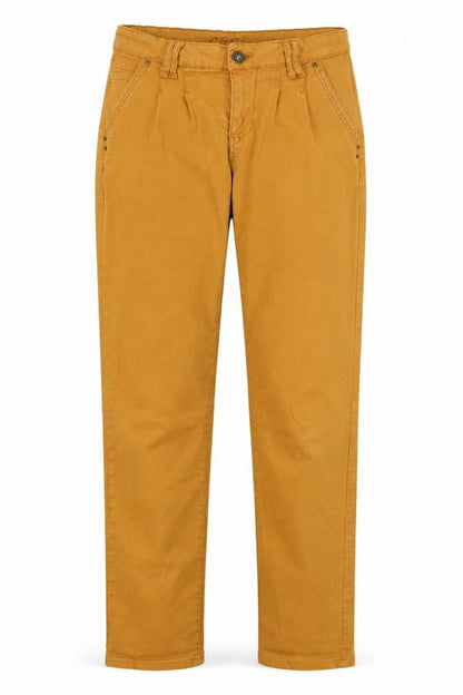 Womens UK Size 10 Denim Co Regular Fit Chino Brown Trousers