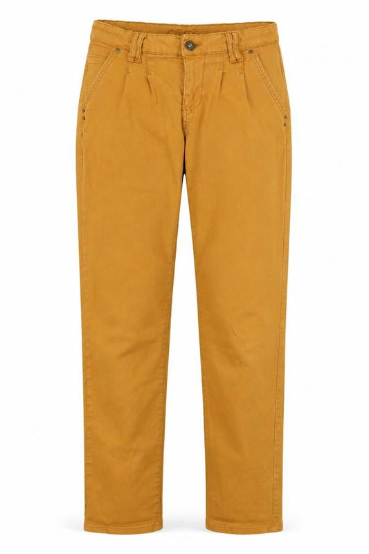 Womens UK Size 10 Denim Co Regular Fit Chino Brown Trousers