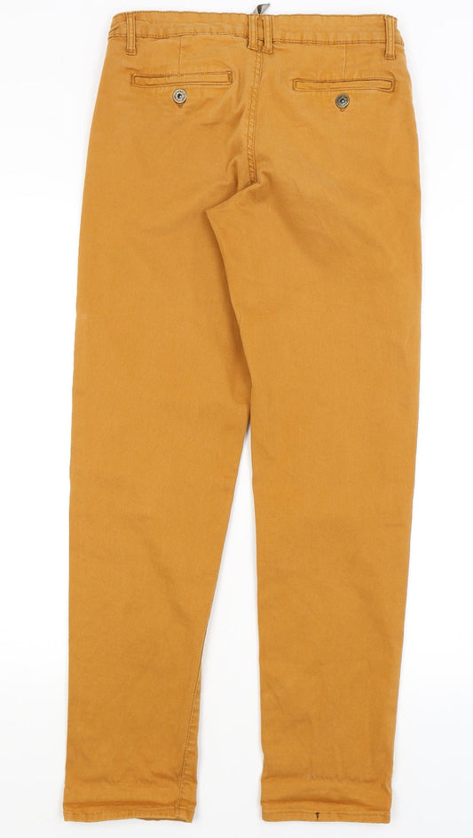 Denim Co Womens Brown   Chino Trousers Size 10 L30 in