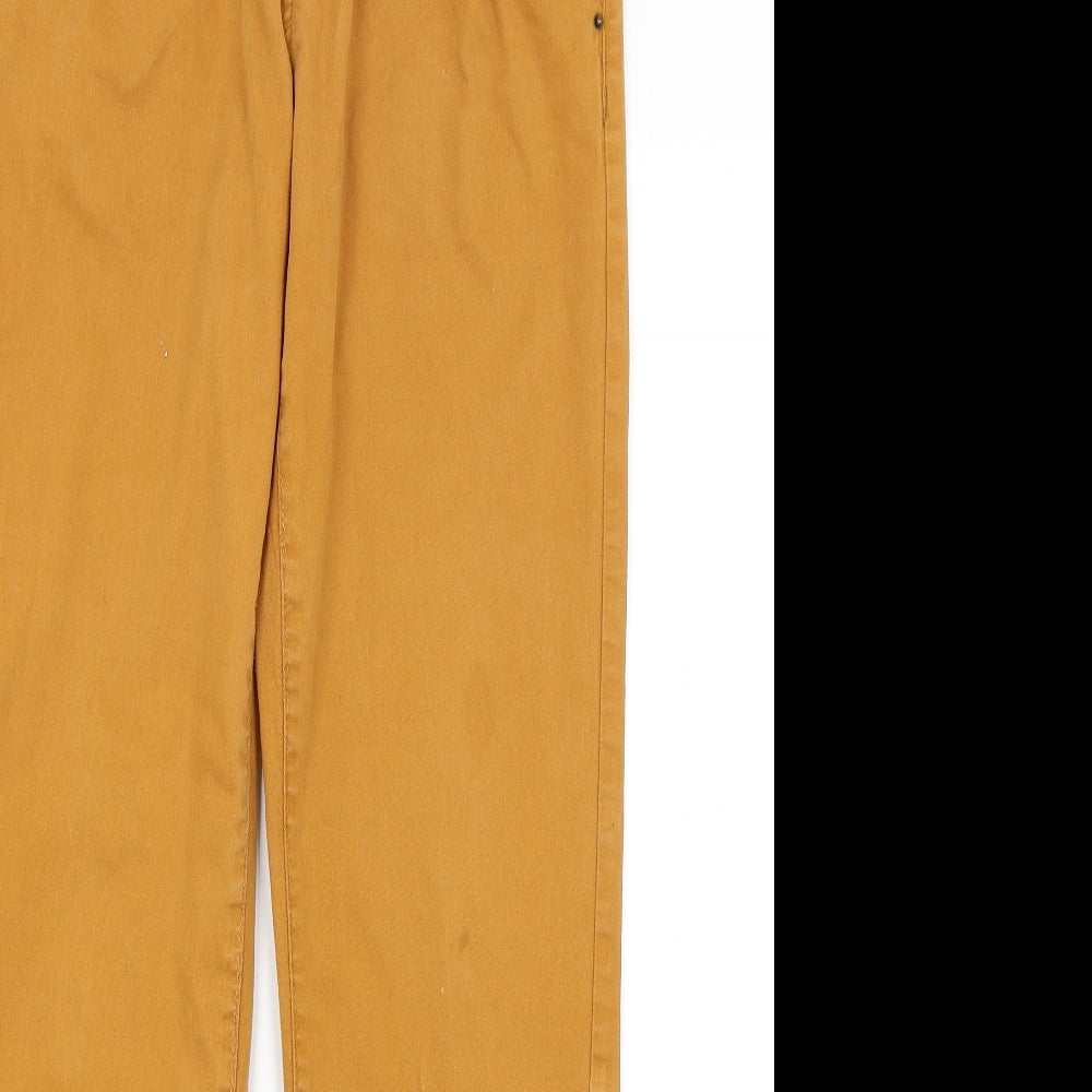 Denim Co Womens Brown   Chino Trousers Size 10 L30 in