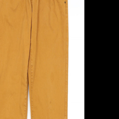 Denim Co Womens Brown   Chino Trousers Size 10 L30 in