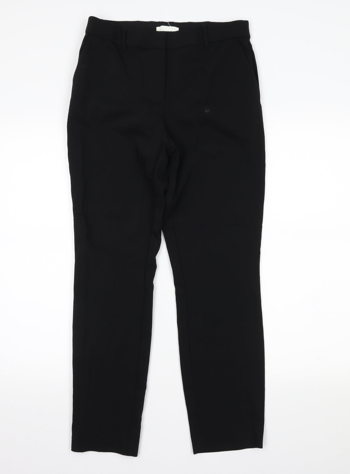 Womens UK Size 12 H&M Regular Fit Dress Pants Black Trousers