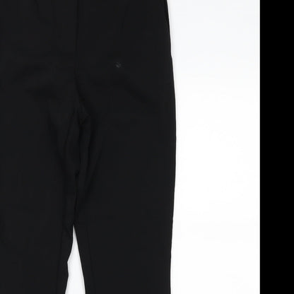 Womens UK Size 12 H&M Regular Fit Dress Pants Black Trousers