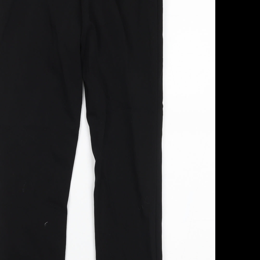 Womens UK Size 12 H&M Regular Fit Dress Pants Black Trousers