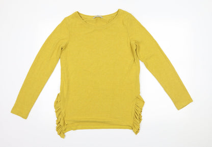 Womens UK Size 10 NEXT Yellow Pullover Jumper