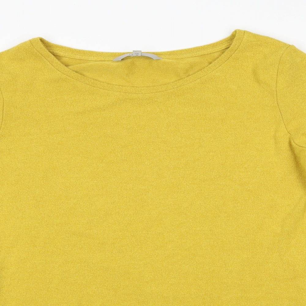 Womens UK Size 10 NEXT Yellow Pullover Jumper