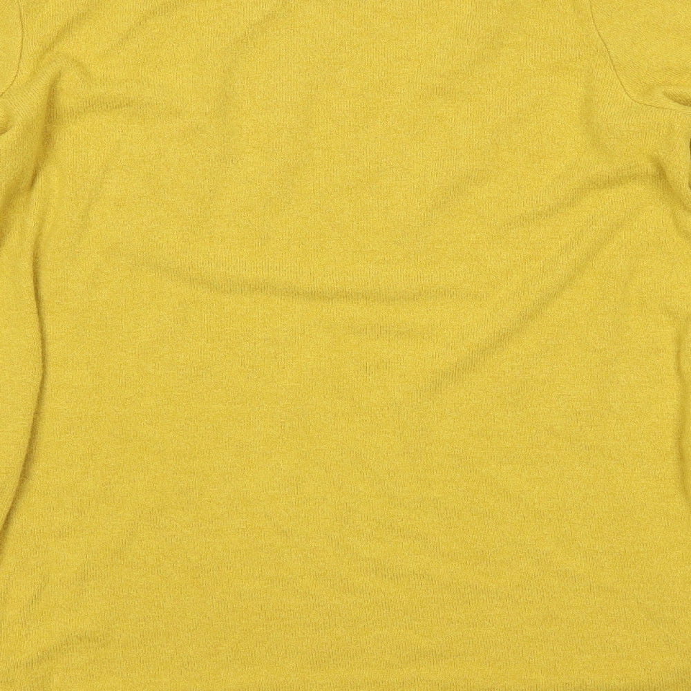 Womens UK Size 10 NEXT Yellow Pullover Jumper