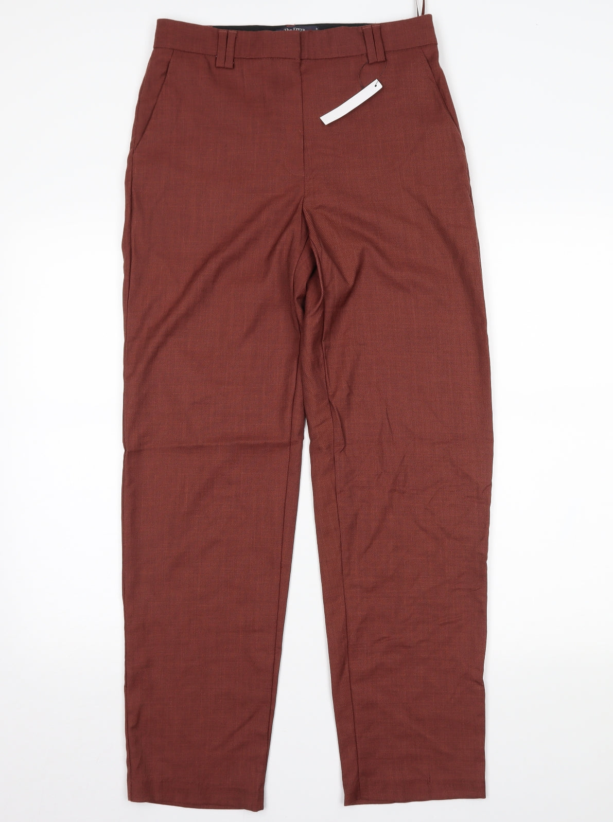 The Freya Womens Brown   Trousers  Size 8 L27 in