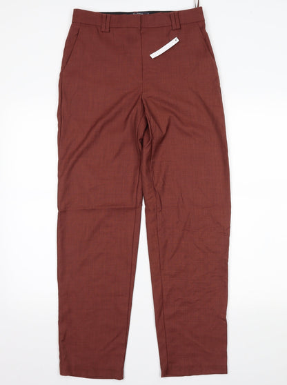 The Freya Womens Brown   Trousers  Size 8 L27 in