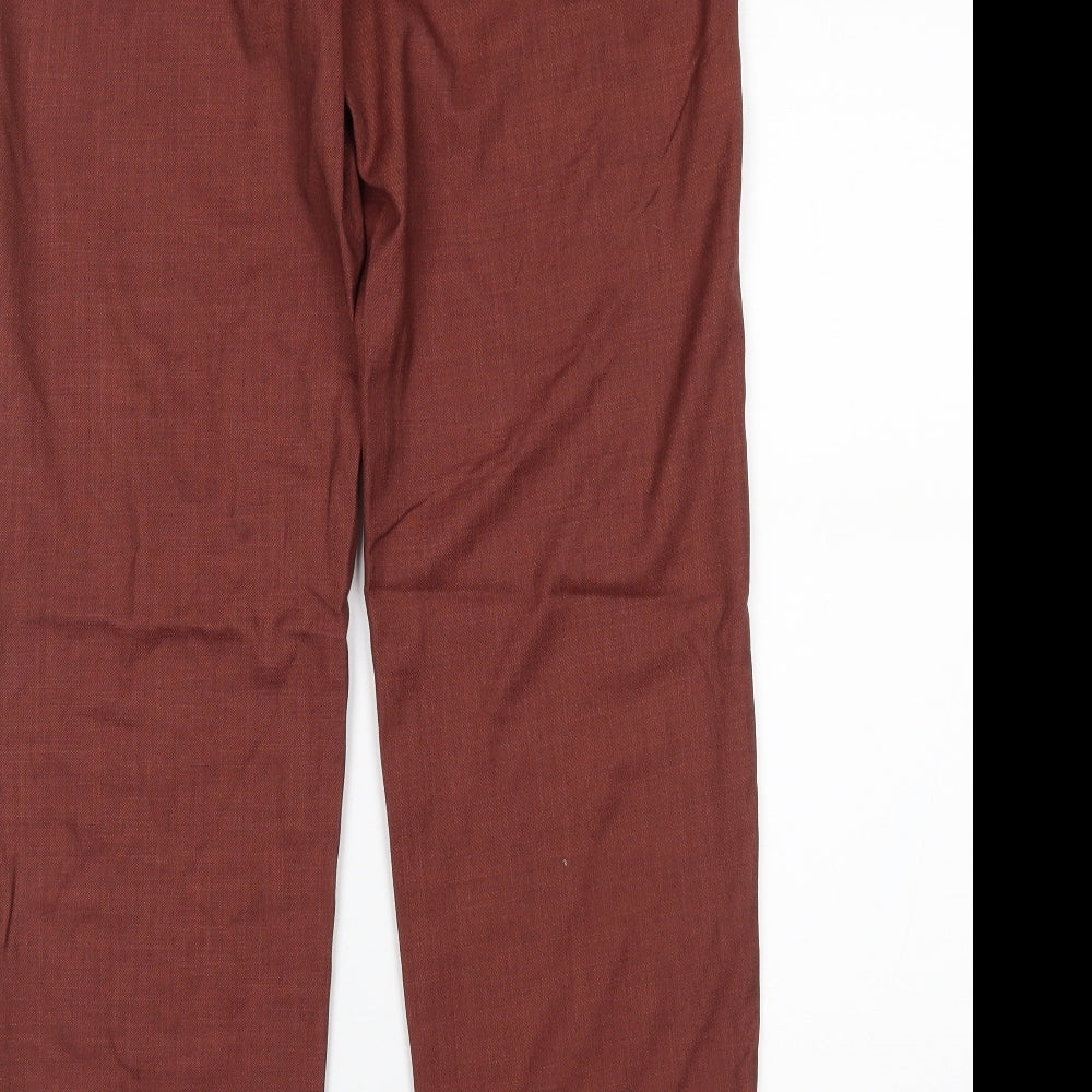 The Freya Womens Brown   Trousers  Size 8 L27 in