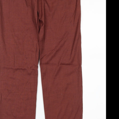The Freya Womens Brown   Trousers  Size 8 L27 in