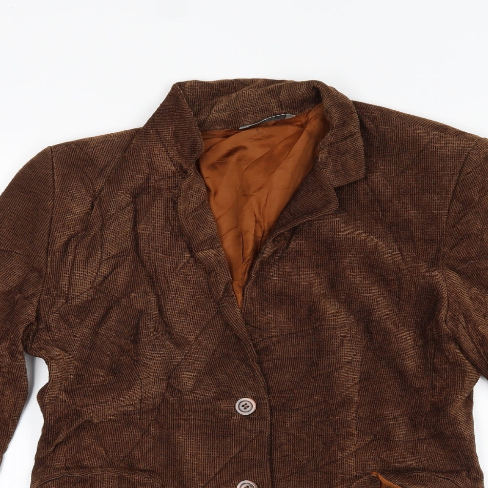Womens UK Size 10 Marks and Spencer Brown Gilet
