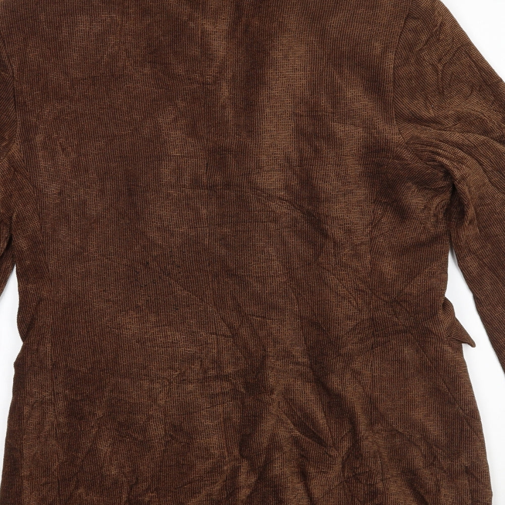 Womens UK Size 10 Marks and Spencer Brown Gilet