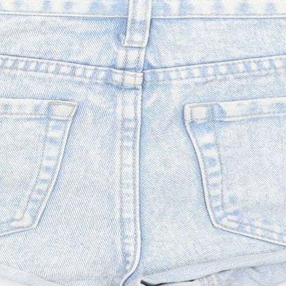 FOREVER 21 Womens Blue  Denim Hot Pants Shorts Size 24 in