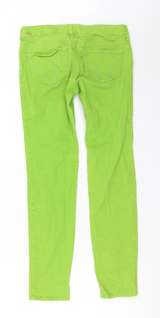 Hollister Womens Green   Skinny Jeans Size 25 in L28 in