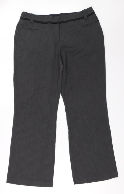 Womens UK Size 14 NEXT Regular Fit  Grey Trousers