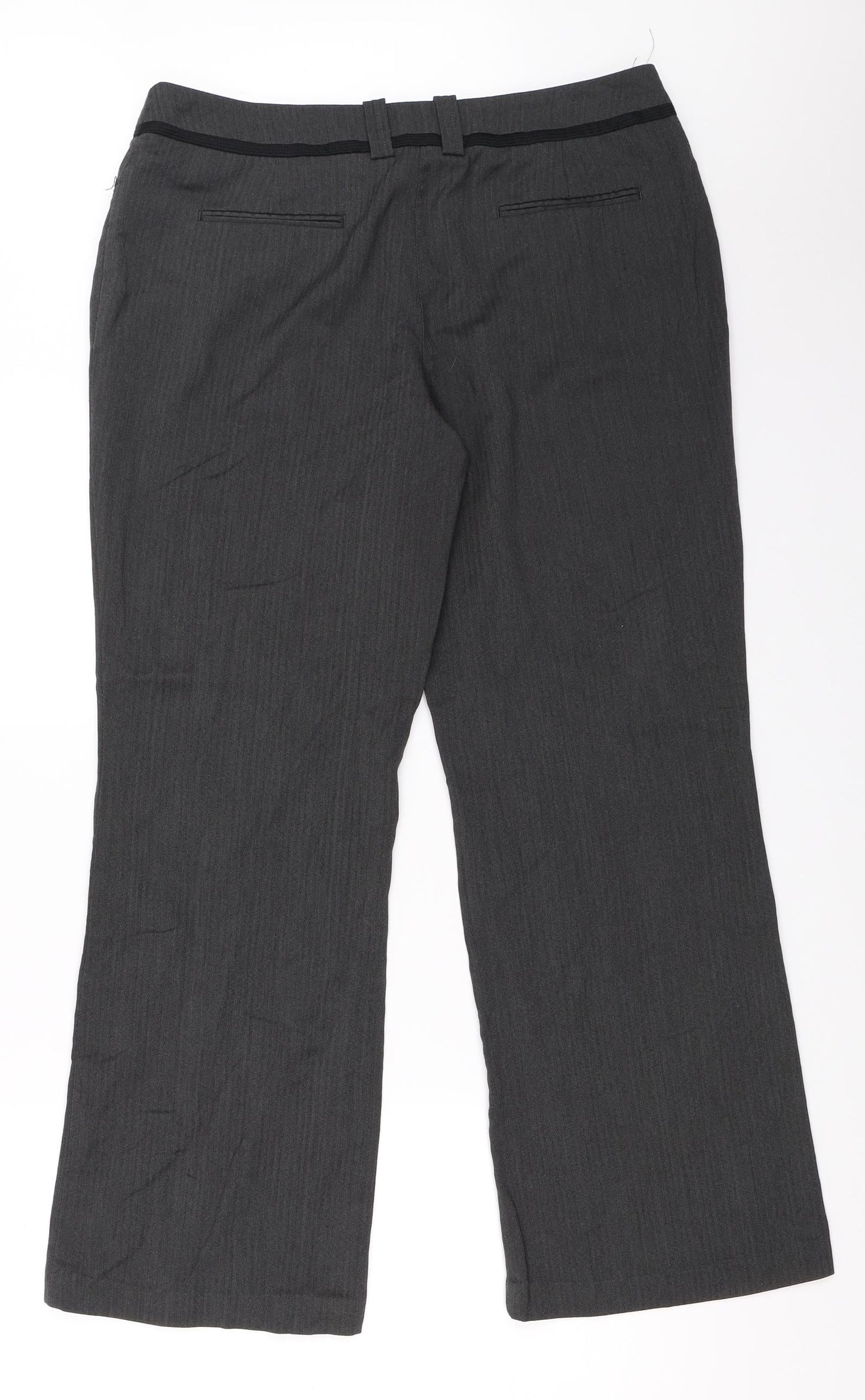 Womens UK Size 14 NEXT Regular Fit  Grey Trousers