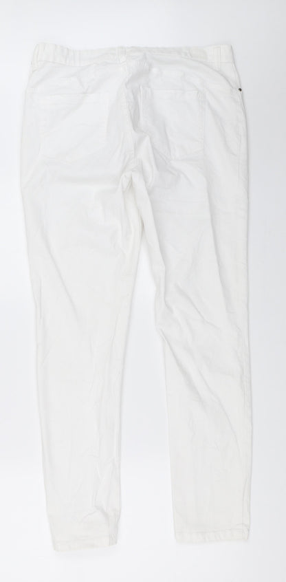 Jones New York Womens White   Skinny Jeans Size 42 L28.5 in