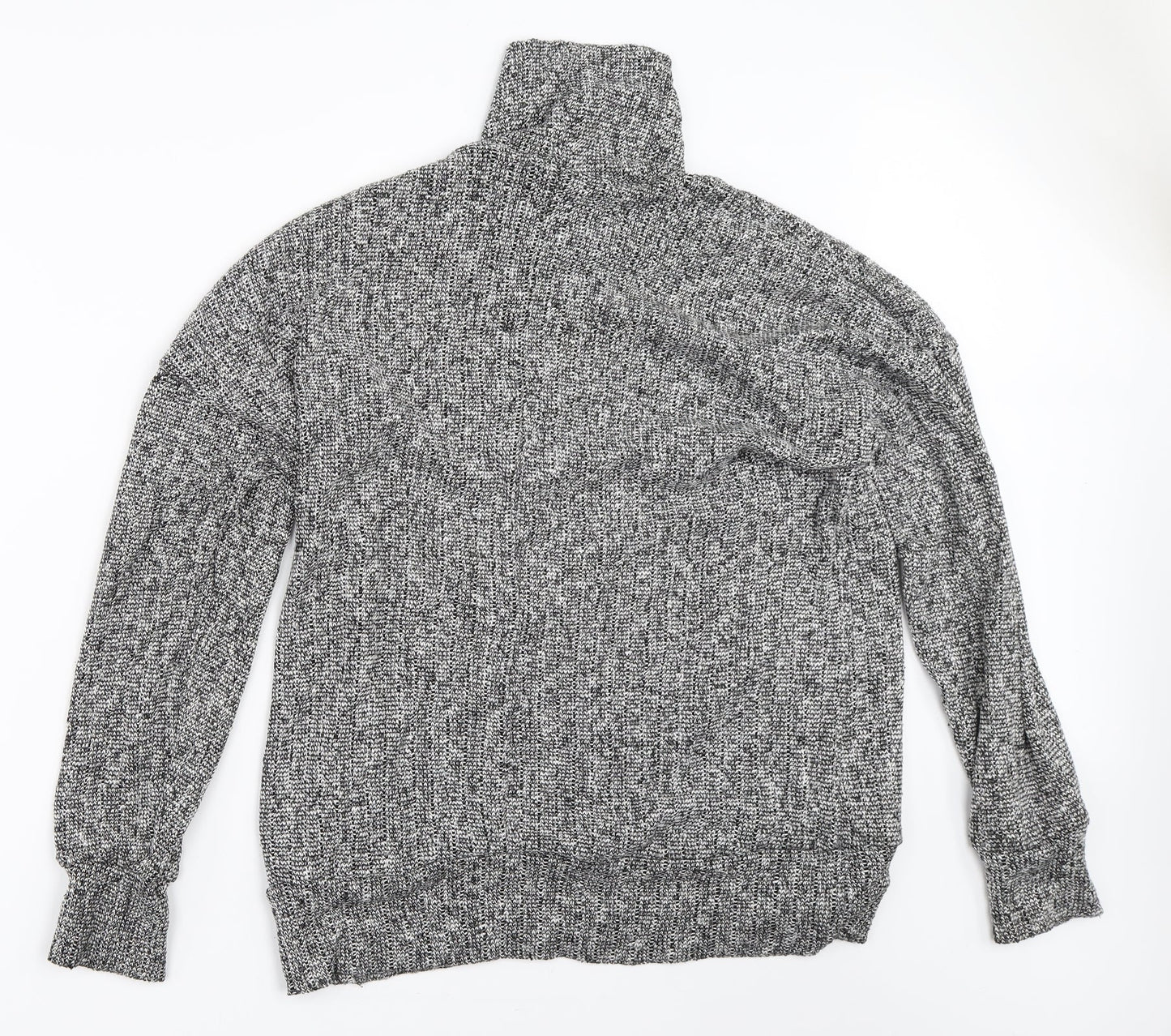 Womens UK Size 12 Topshop Grey Pullover Jumper
