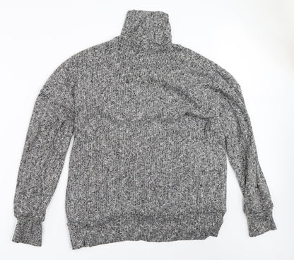 Womens UK Size 12 Topshop Grey Pullover Jumper