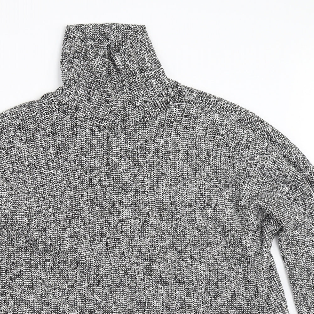 Womens UK Size 12 Topshop Grey Pullover Jumper