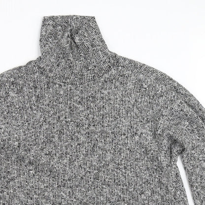 Womens UK Size 12 Topshop Grey Pullover Jumper