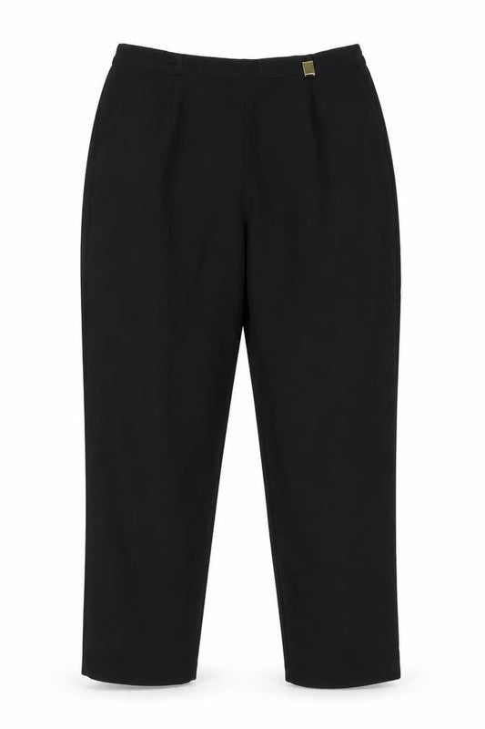 Womens UK Size 14 Classic Regular Fit  Black Trousers